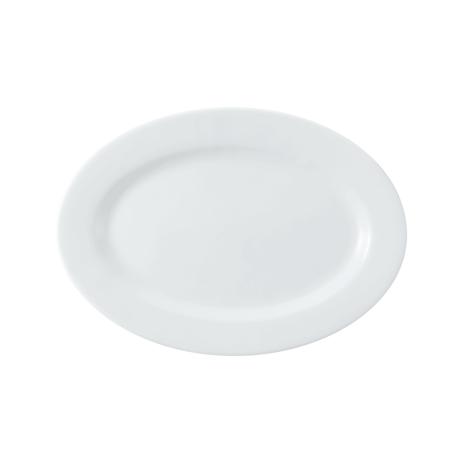  Đĩa oval sứ xương Hagi White 