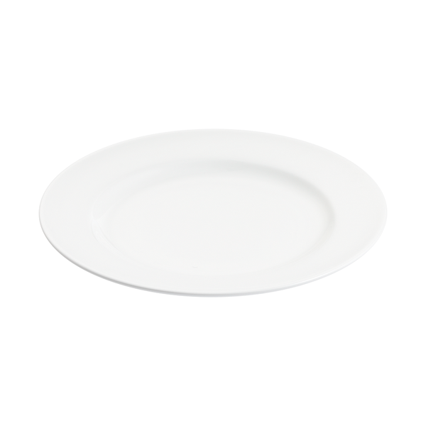  Đĩa tròn sứ xương Hagi White 