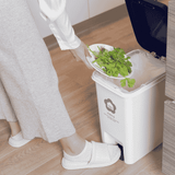  Thùng rác đạp chữ nhật Hiro 15L (kèm ruột) 