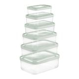  Bộ 6 hộp thực phẩm chữ nhật Hokkaido 500-750-1000-1500-2000-2500ml 