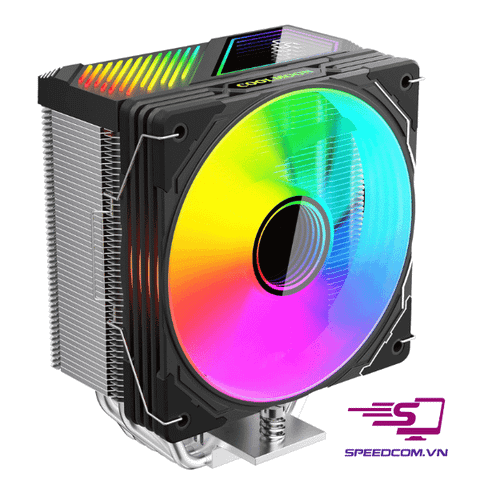 Tản nhiệt khí CPU CoolMoon GT600 ARGB - Black