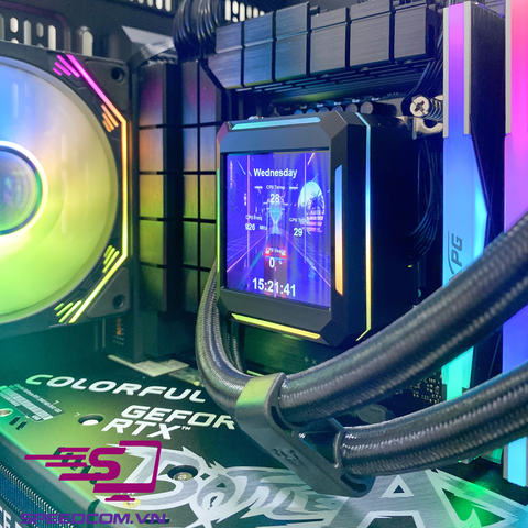 Case PC Gaming (GB146B76N6) B760M TUF Plus / i5 14600KF / Ram 16G / RTX 3060 Colorfull 12GB / Tản Leopard Astro Shell 240 LCD