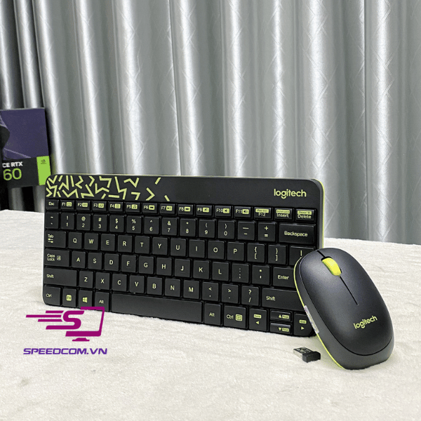 Bộ bàn phím văn phòng + chuột không dây Logitech MK240