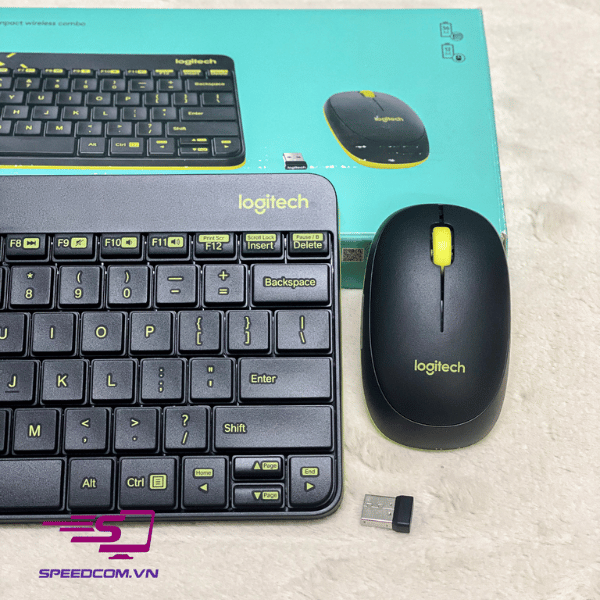 Bộ bàn phím văn phòng + chuột không dây Logitech MK240