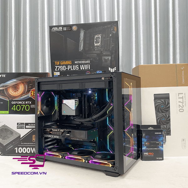 Core i9 14900K/Ram 32G Corsair/RTX 4070 Super 12GB/DEEPCOOL LT720/Z790 TUF Plus (GB149Z79N5)