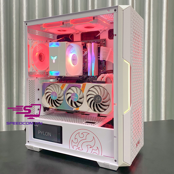 Case PC Gaming (GW124B76N1) B760M GAMING Plus Wifi / i5 12400F / Ram 16G / RTX 3060 Ultra White 12GB / Tản CR1000