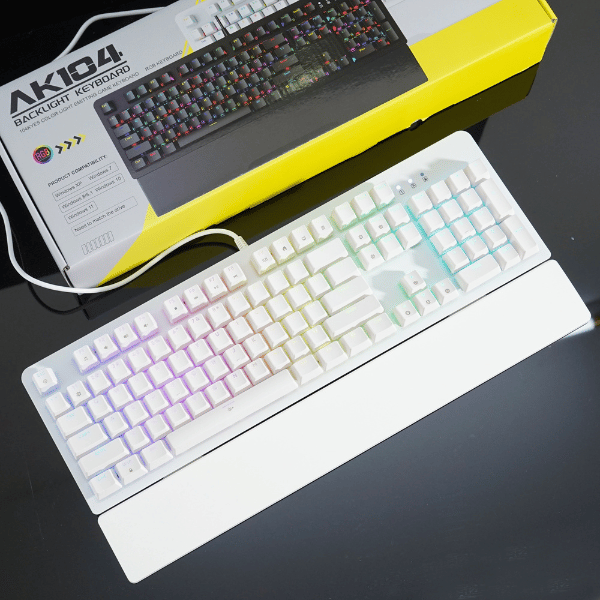 Bàn phím cơ Fullsize AK104 RGB