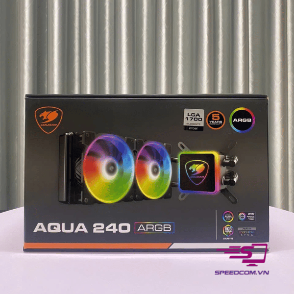 Tản nhiệt nước Cougar Aqua 240 LED ARGB
