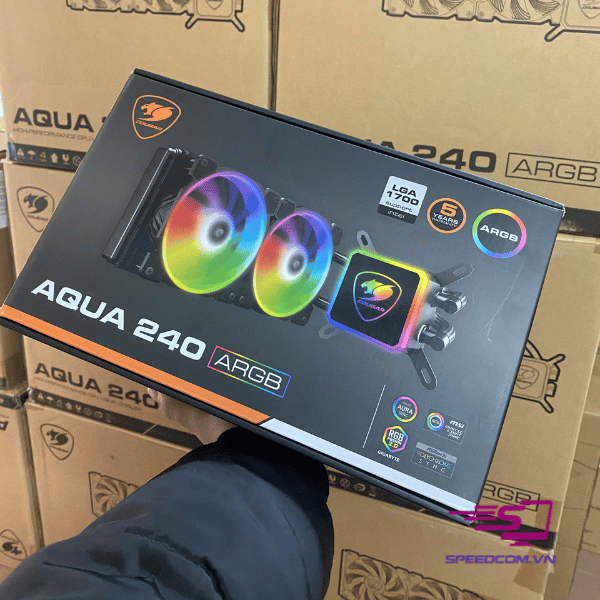 Tản nhiệt nước Cougar Aqua 240 LED ARGB