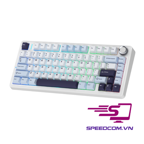 Bàn phím cơ AULA F75 PRO Blue Ice