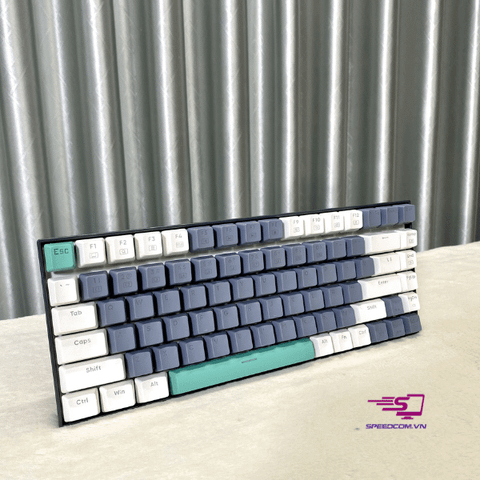 Bàn phím cơ MACHENIKE K500-B84 (xanh xám)