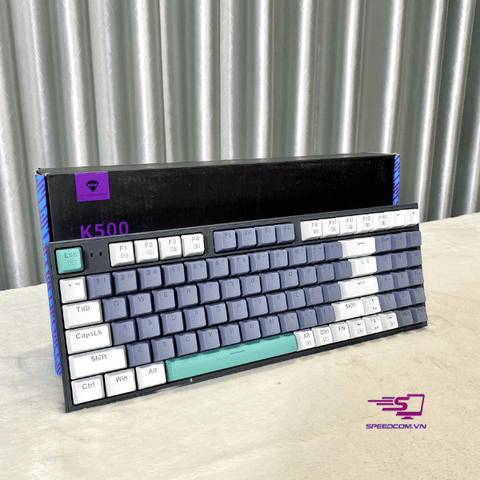 Bàn phím cơ MACHENIKE K500-B94 (Xanh xám)