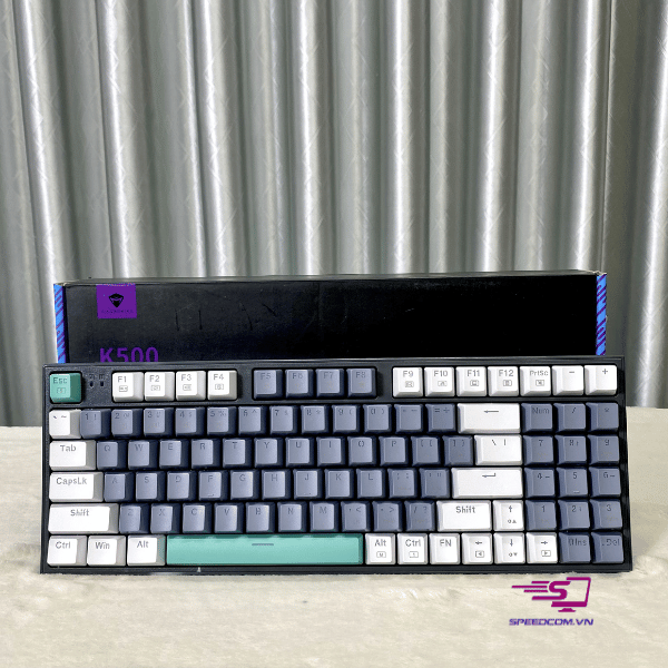 Bàn phím cơ MACHENIKE K500-B94 (Xanh xám)