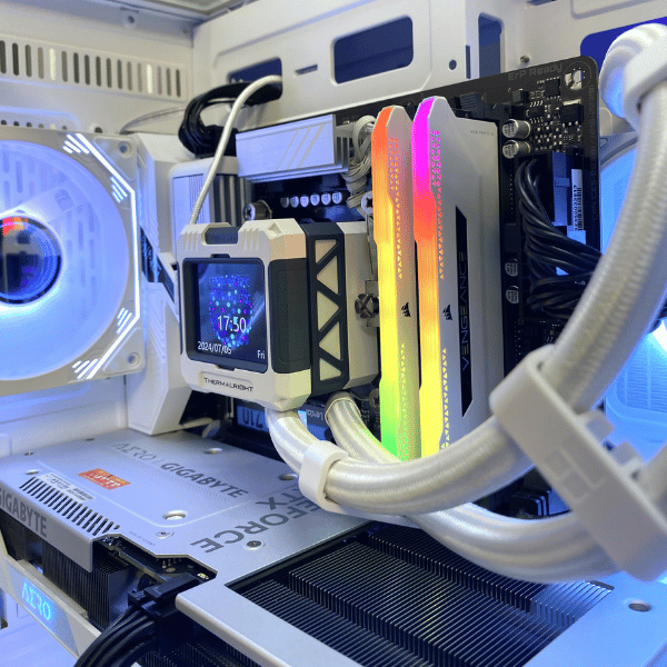 CASE PC Gaming (GW124B7610) : B760M Wifi/i5 12400F/RAM 16GB/RTX 4060TI 8G /Tản nhiệt AIO LCD