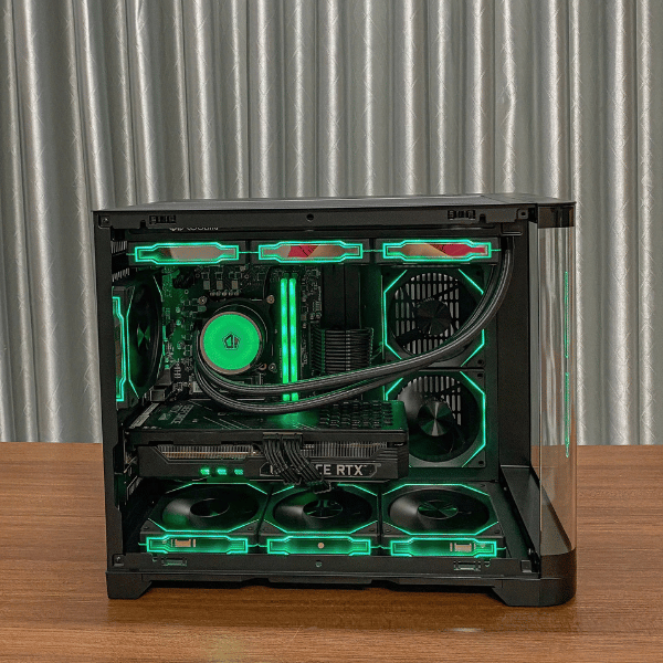 CASE PC Gaming (GB134B7611) : MSI Pro B760M-E/i5 13400F/RAM 32GB/RTX 3070Ti 8G Likenew /Tản nhiệt AIO 360