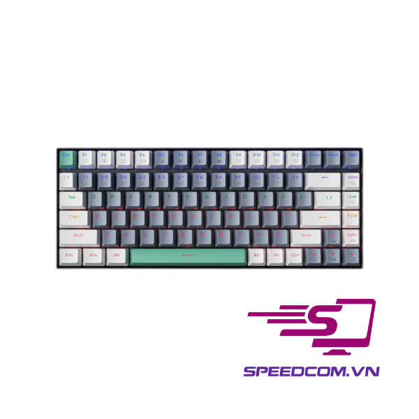 Bàn phím cơ MACHENIKE K500-B84 (xanh xám)