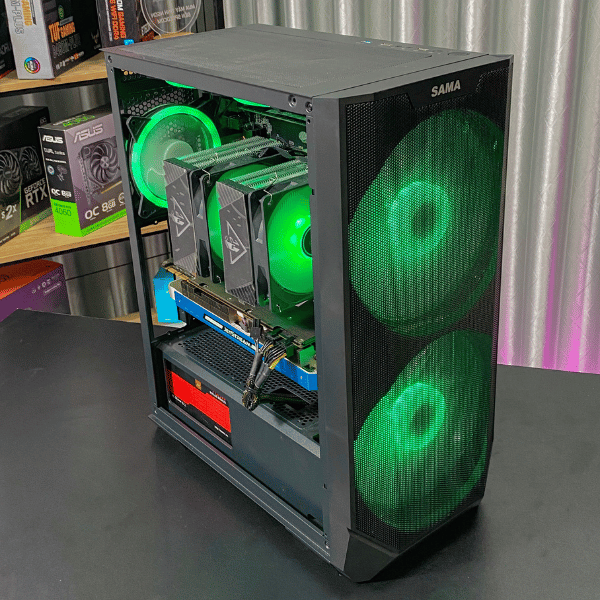 Dual XEON Intel E5-2673v4/RAM 64GB/GTX 1080 8GB/SSD 256GB/Huananzi X99 – F8D