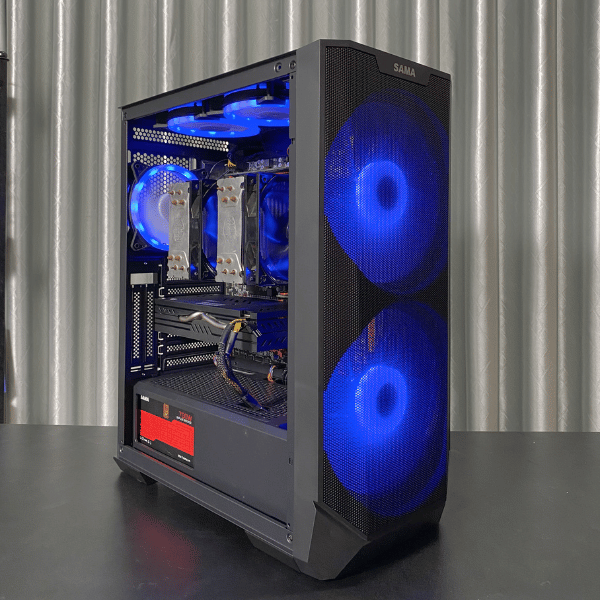 Dual XEON Intel E5-2680v4/RAM 128GB/GTX 1080 8GB/SSD 256GB/Huananzi X99 – F8D