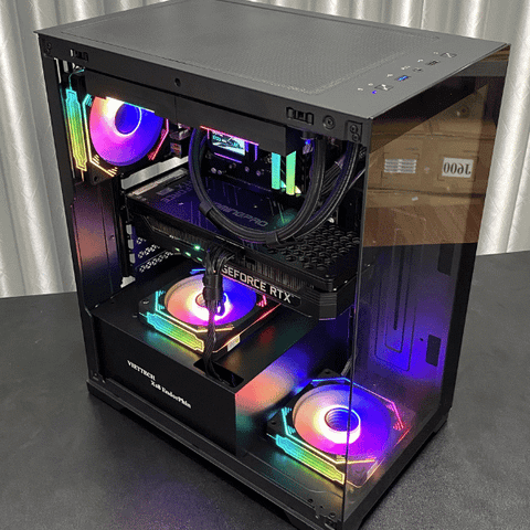 CASE PC Gaming (GB124B7627) : MSI B760M-E/i5 12400F/RAM 16GB/RTX 3070TI 8G Likenew /Tản nhiệt AIO 240 LCD