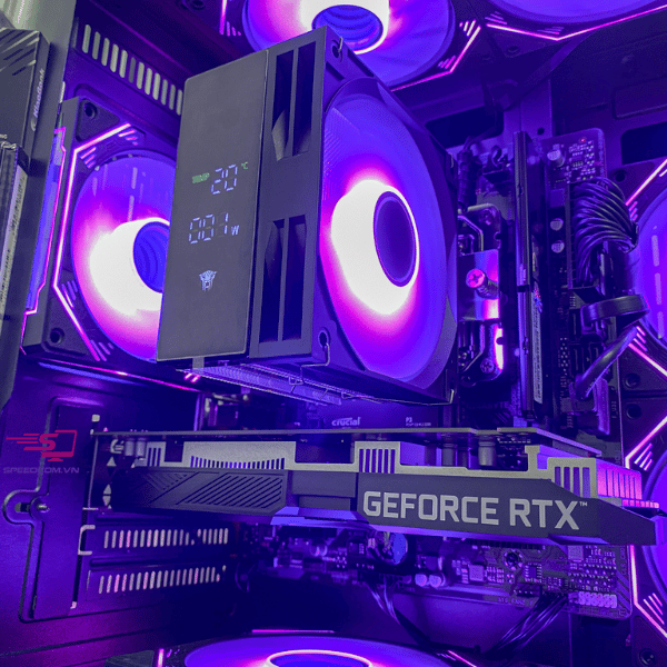 Core i5 12400F/RAM 16GB/RTX 3050 6G New/NVME 256G/MSI Pro H610M-E (GB124H6112)