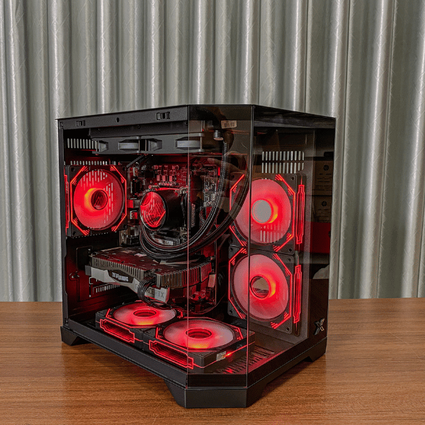 CASE PC Gaming (GB124B7621) : B760M/i5 12400F/RAM 16GB/GTX 2060S 8GB Likenew /Tản nhiệt AIO 240