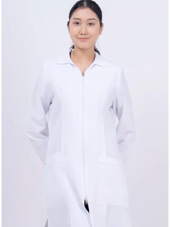 WA-LC02 - ZIP LAB COAT
