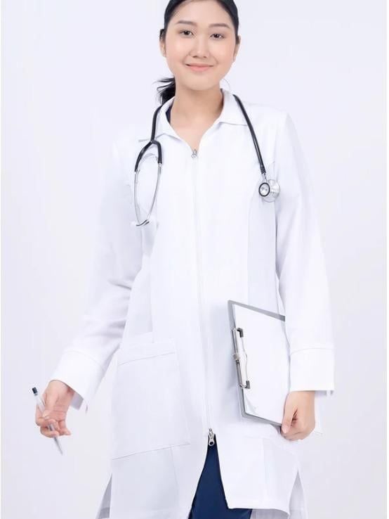 WA-LC02 - ZIP LAB COAT