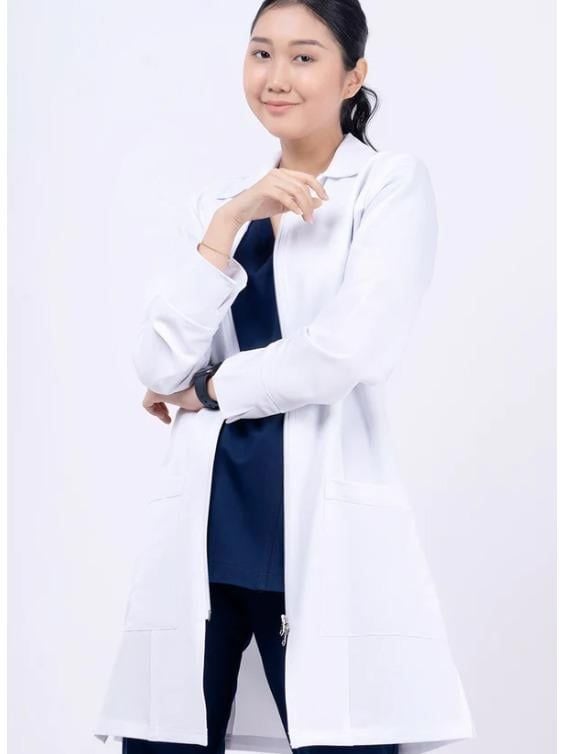 WA-LC02 - ZIP LAB COAT