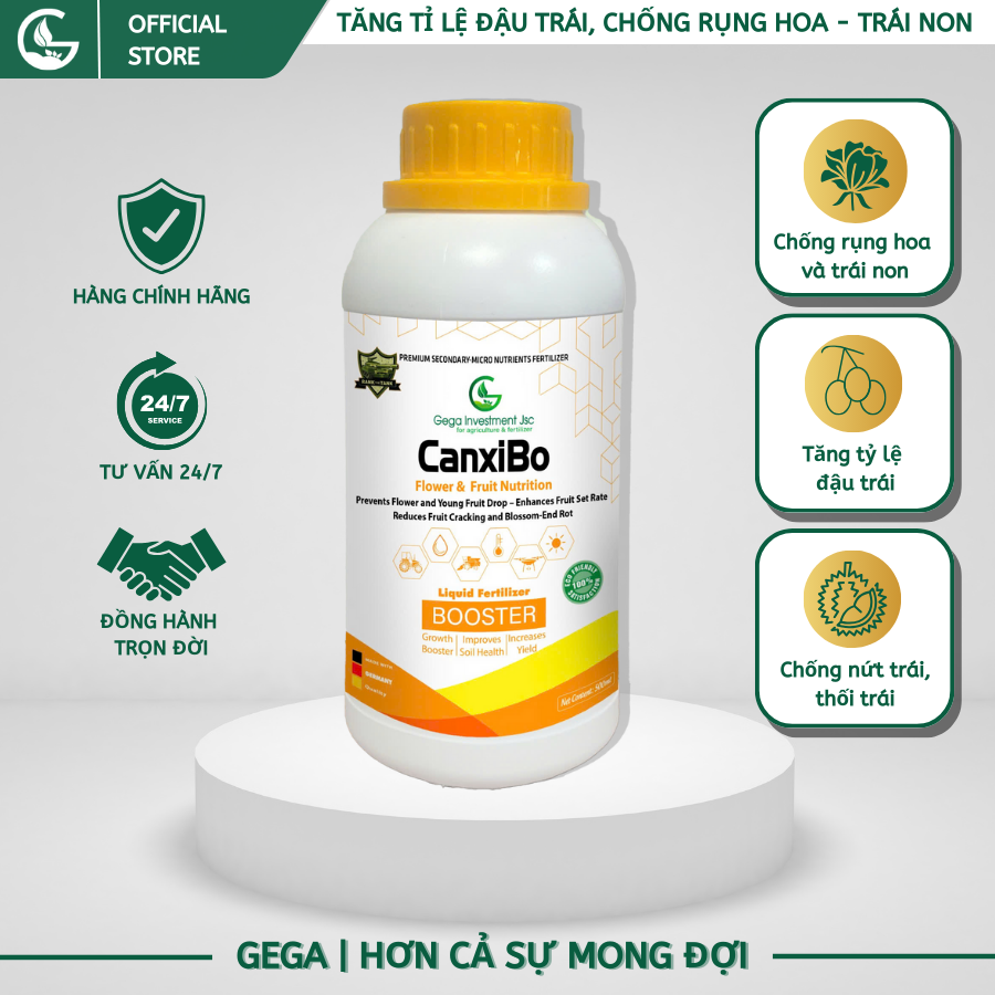 CANXIBO - Chống Rụng Hoa Và Trái Non-Tăng Tỉ Lệ Đậu Trái-Chống Nứt Trái Và Thối Đít Trái