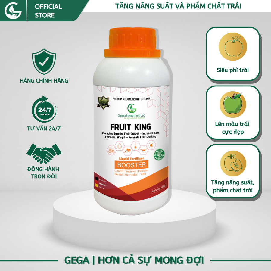 Phân bón lá FRUIT KING - Siêu Phì Trái - Lên Màu Trái Cực Đẹp - Tăng Năng Suất Và Phẩm Chất Trái