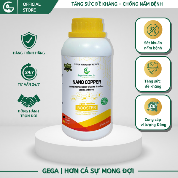 NANO COPPER - Sát Khuẩn Nấm Bệnh-Rửa Vườn Sau Thu Hoạch
