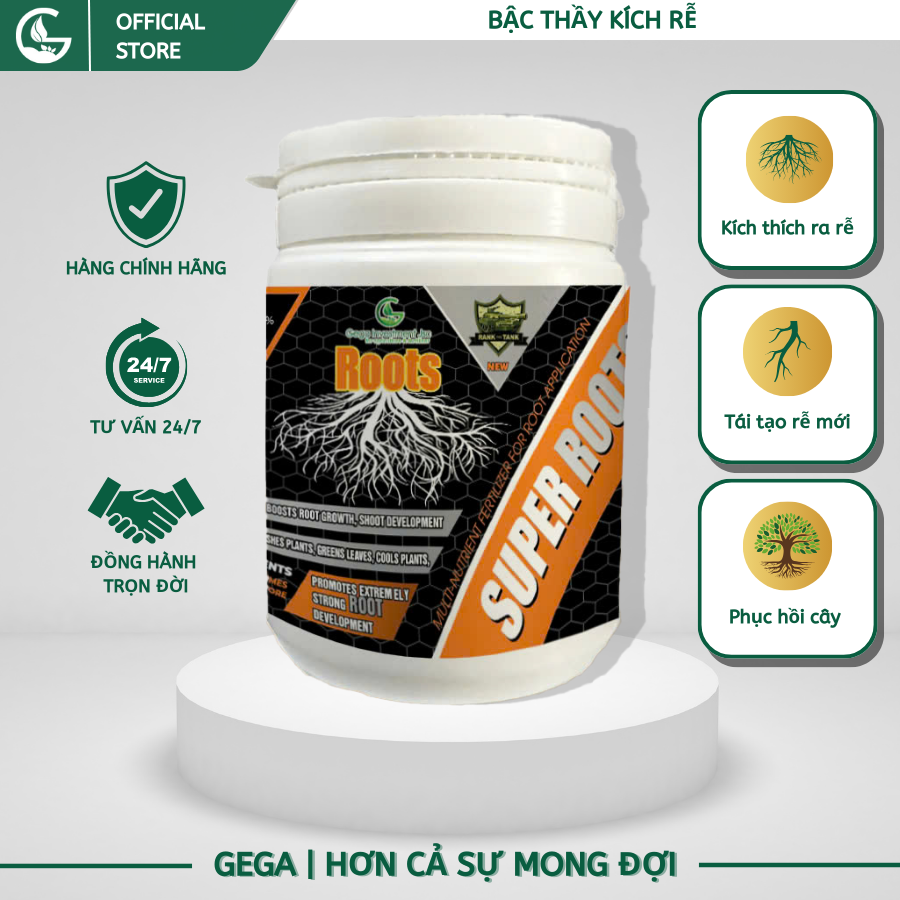 Phân bón SUPER ROOTS - Kích Thích Ra Rễ - Tái Tạo Rễ Mới - Phục Hồi Cây