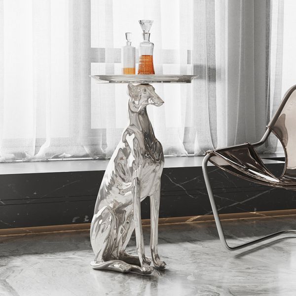  Light luxury floor coffee table tea tray dog ​​sales office model 