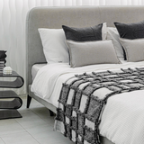  Chăn & Khăn Trải Giường Đen Trắng Xám Sang Trọng Hiện Đại 