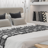  Chăn & Khăn Trải Giường Đen Trắng Xám Sang Trọng Hiện Đại 