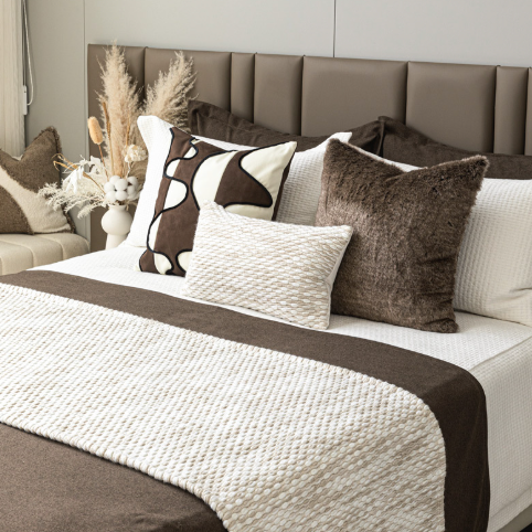  Bộ Chăn Ga Gối Nâu Cà Phê Sang Trọng Cho Khách Sạn & Homestay 