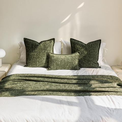  Bộ Chăn Ga Gối Xanh Retro Phong Cách Cổ Điển Tinh Tế 