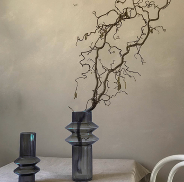  Bộ lọ thuỷ tinh xám hiện đại 