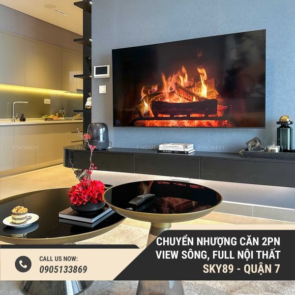  Căn hộ view sông Sky89 – Full nội thất, có sẵn hợp đồng thuê giá tốt 