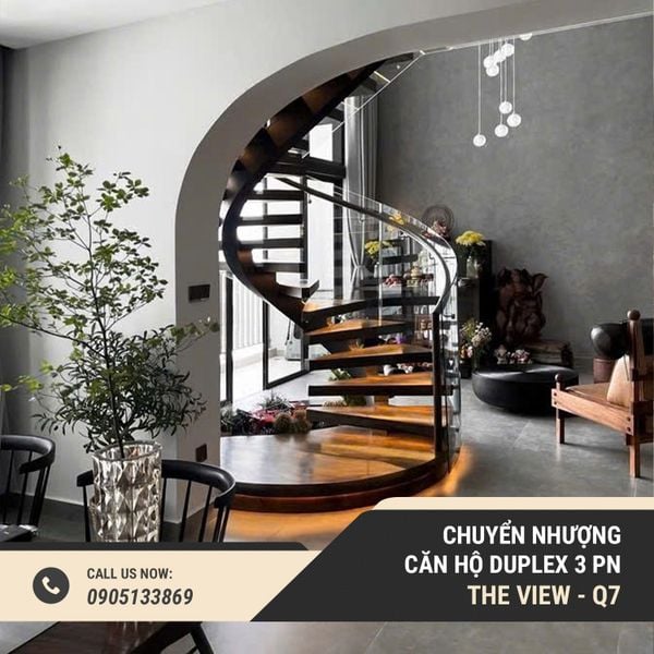  Bán Duplex 3PN Full Nội Thất | 137m2 - THE VIEW Q7 