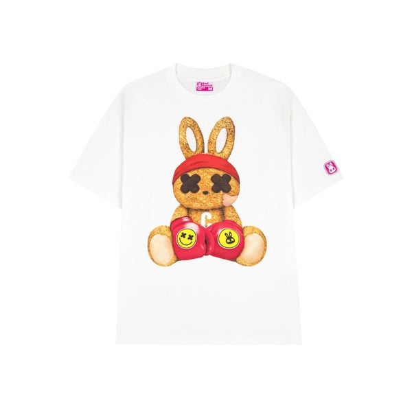 BOXING RABBIT TEE - WHITE