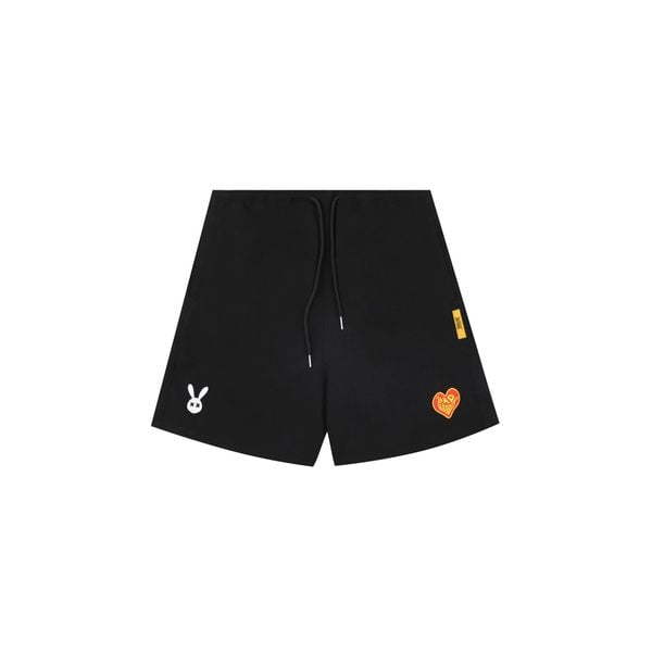 RABBIT HEART SHORT – BLACK