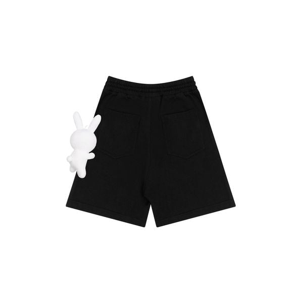 SLEEPY RABBIT SHORTS - BLACK