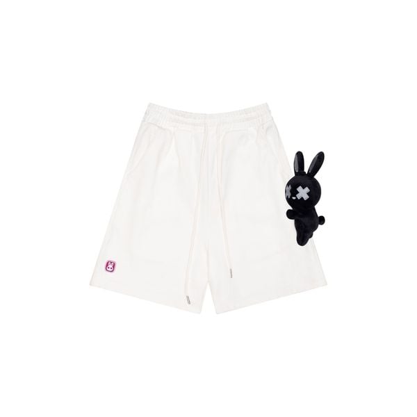SLEEPY RABBIT SHORTS - WHITE
