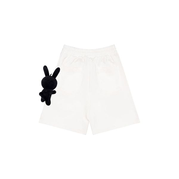 SLEEPY RABBIT SHORTS - WHITE