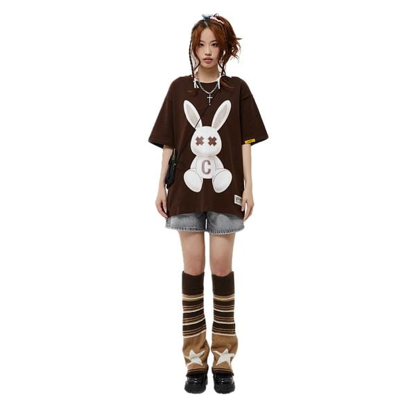 SOFT TOY TEE - BROWN