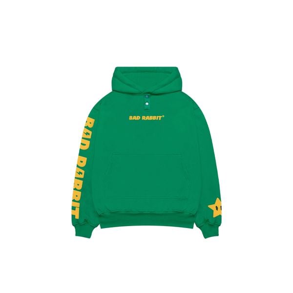 LUCKY STAR HOODIE - GREEN