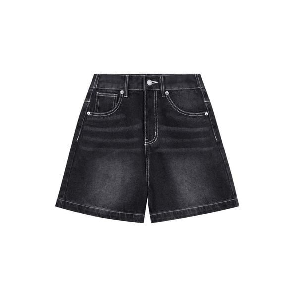 BLURRED JEAN SHORT