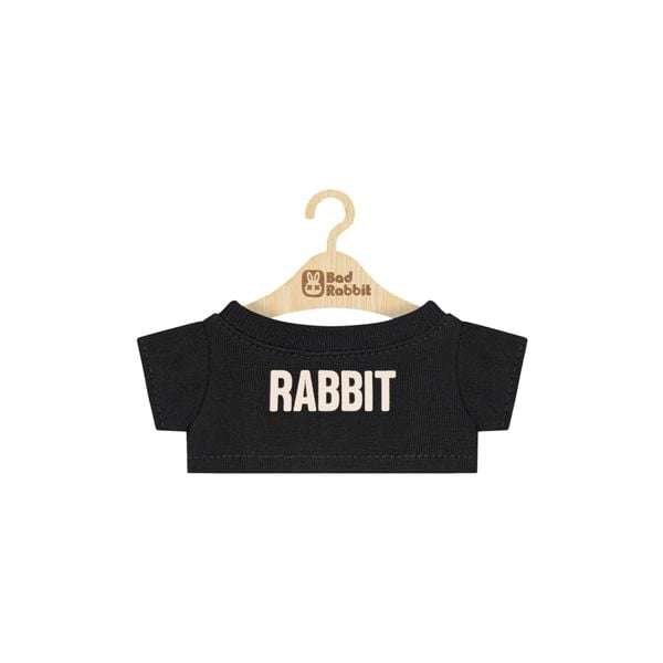 BLACK - REBEL MINI RABBIT TEE