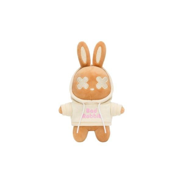 TINY RABBIT HOODIE - CREAM